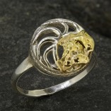 Серебряное кольцо 1СК4111