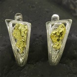 Серебряные серьги 1С3301409б